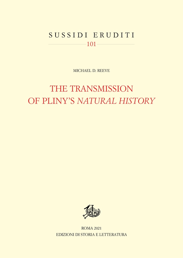 The Transmission of Pliny's Natural History - Librerie.coop