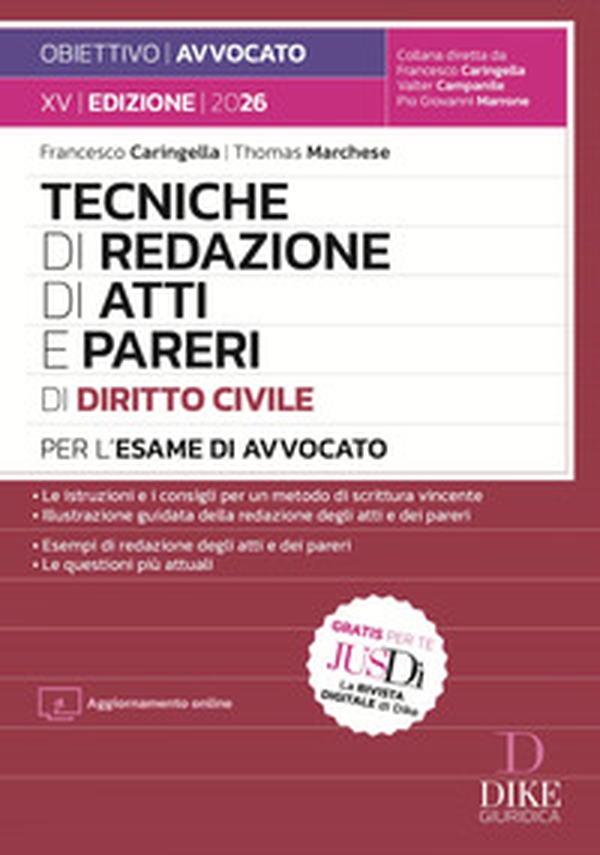Tecniche di redazione di atti e pareri di diritto civile per l'esame di avvocato 2026 - Librerie.coop