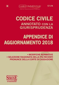Codice civile annotato con la giurisprudenza. Appendice di aggiornamento 2018 - Librerie.coop Codice civile annotato con la giurisprudenza. Appendice di aggiornamento 2018 - Librerie.coop