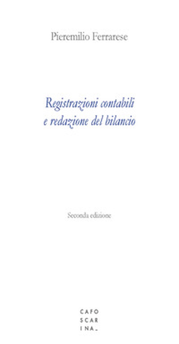 Registrazioni contabili e redazione del bilancio - Librerie.coop Registrazioni contabili e redazione del bilancio - Librerie.coop