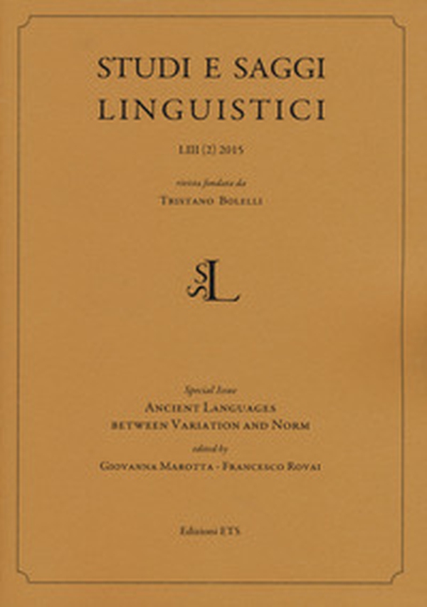 Studi e saggi linguistici - Vol. 2 - Librerie.coop Studi e saggi linguistici - Vol. 2 - Librerie.coop
