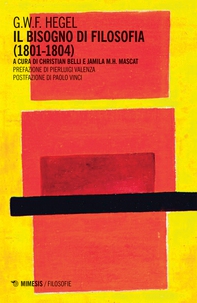 Il bisogno di filosofia (1801-1804) - Librerie.coop