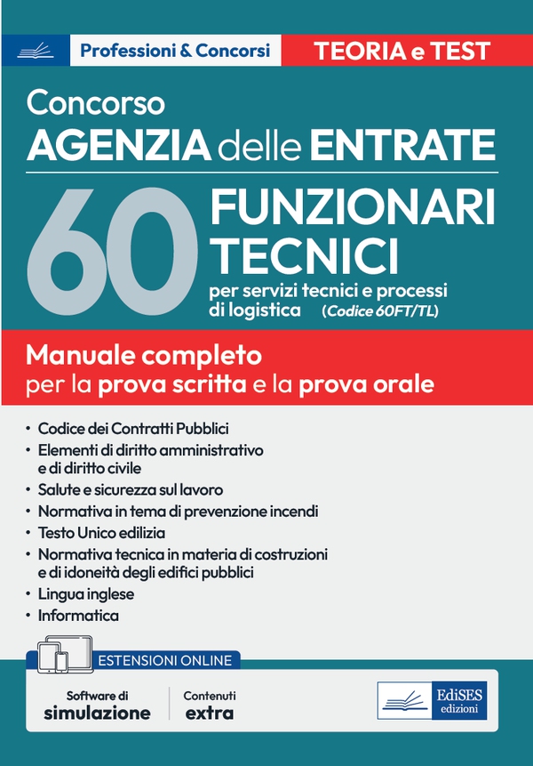 Concorso 60 funzionari tecnici per servizi tecnici e processi di logistica nell'Agenzia delle Entrate - Librerie.coop Concorso 60 funzionari tecnici per servizi tecnici e processi di logistica nell'Agenzia delle Entrate - Librerie.coop
