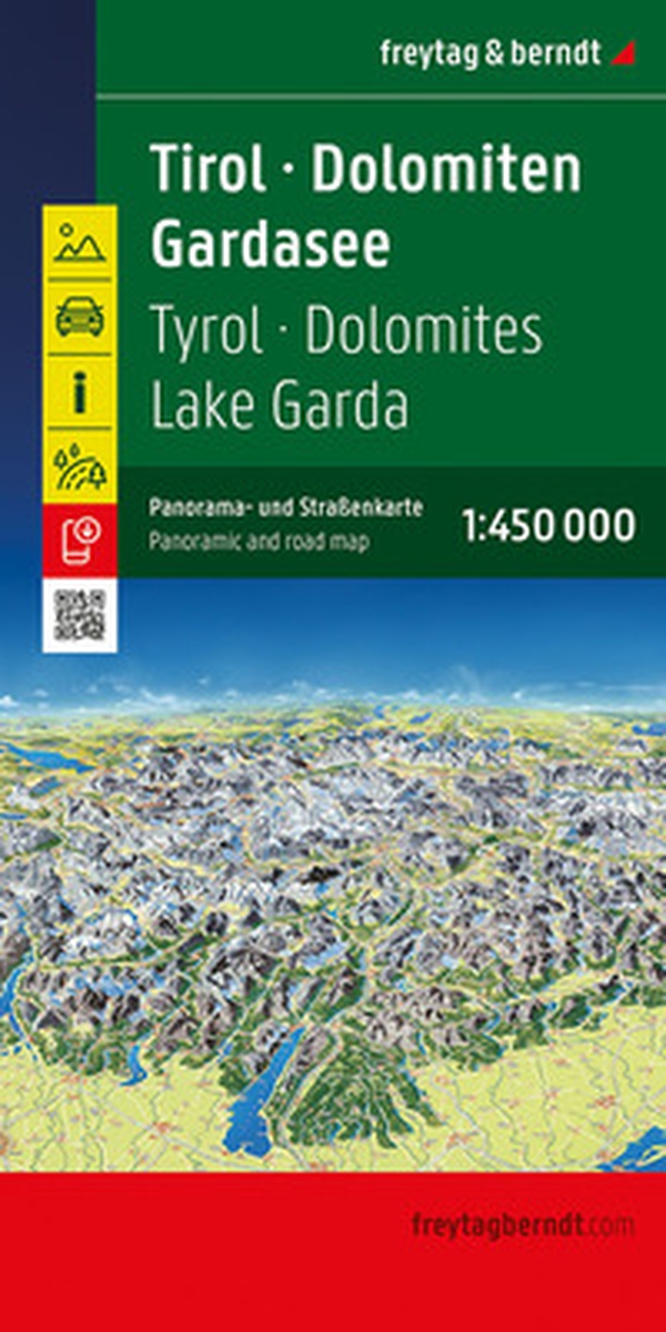Tirol-Dolomiten-Gardasee panorama 1:450.000 - Librerie.coop