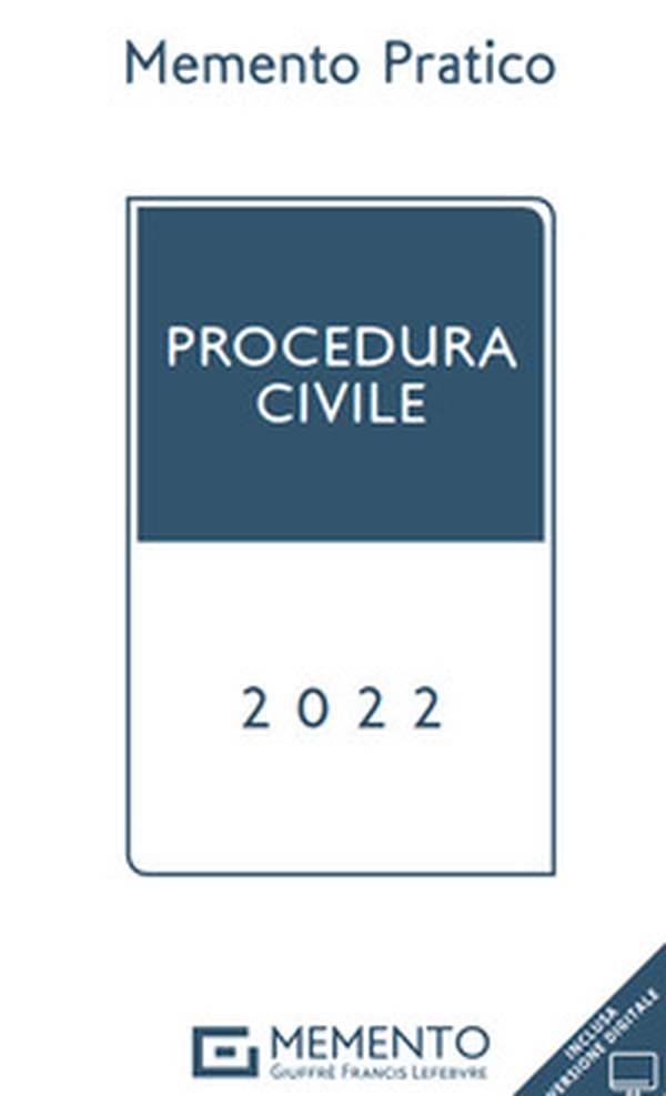 Memento Procedura civile 2022 - Librerie.coop Memento Procedura civile 2022 - Librerie.coop