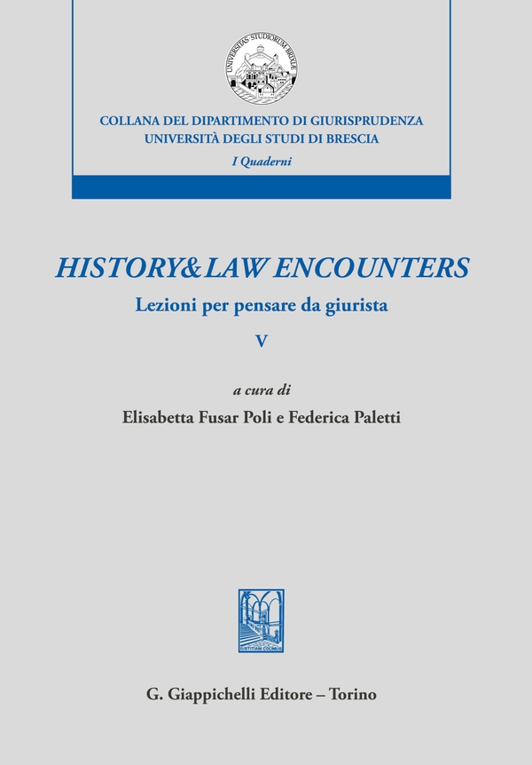 History & law encounters - Librerie.coop