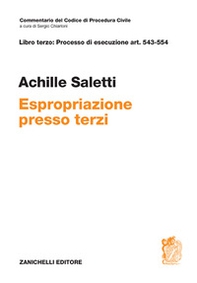 ART. 543-554. Espropriazione presso terzi - Librerie.coop