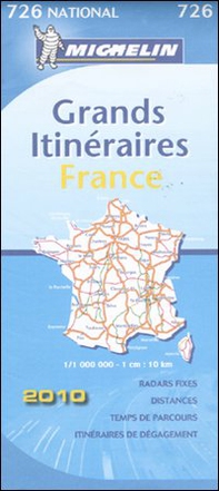 France. Grands itinéraires 1:1.000.000 - Librerie.coop