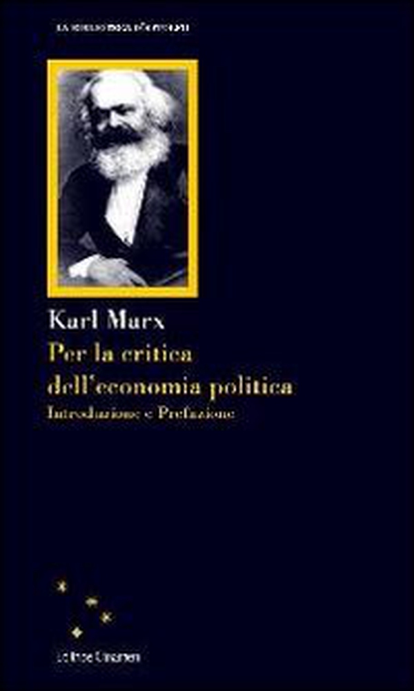 Per la critica dell'economia politica - Librerie.coop Per la critica dell'economia politica - Librerie.coop