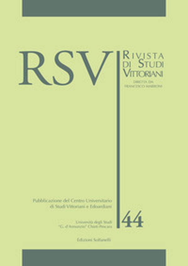 RSV. Rivista di studi vittoriani - Vol. 44 - Librerie.coop RSV. Rivista di studi vittoriani - Vol. 44 - Librerie.coop