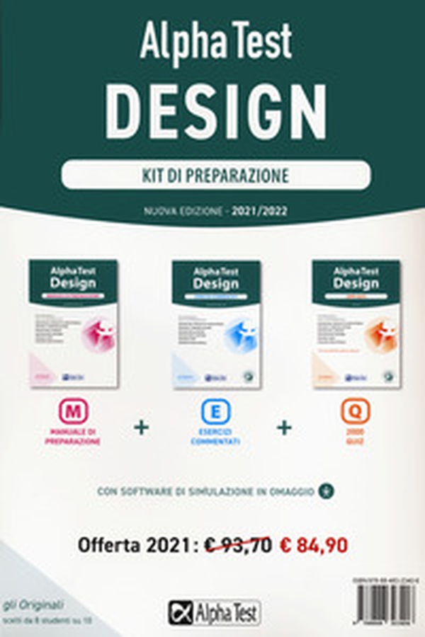 Alpha Test. Design. Kit di preparazione - Librerie.coop Alpha Test. Design. Kit di preparazione - Librerie.coop