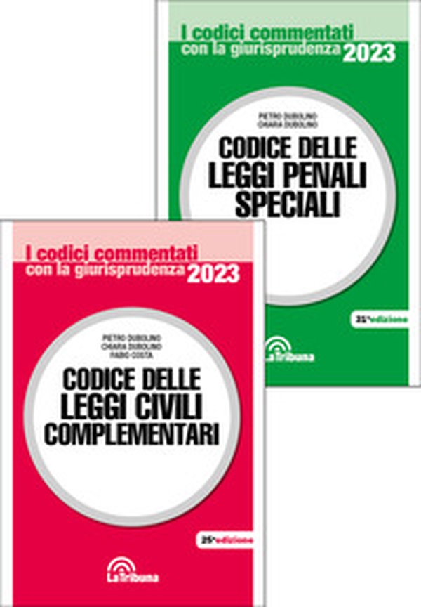 Codice delle leggi civili complementari-Codice delle leggi penali speciali - Librerie.coop Codice delle leggi civili complementari-Codice delle leggi penali speciali - Librerie.coop