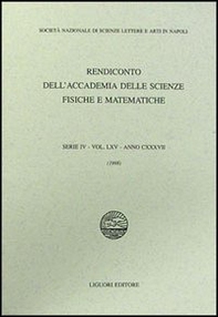 Rendiconto dell'Accademia delle scienze fisiche e matematiche. Serie IV - Librerie.coop