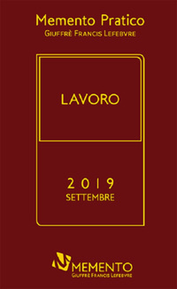 Memento pratico lavoro 2019 - Librerie.coop