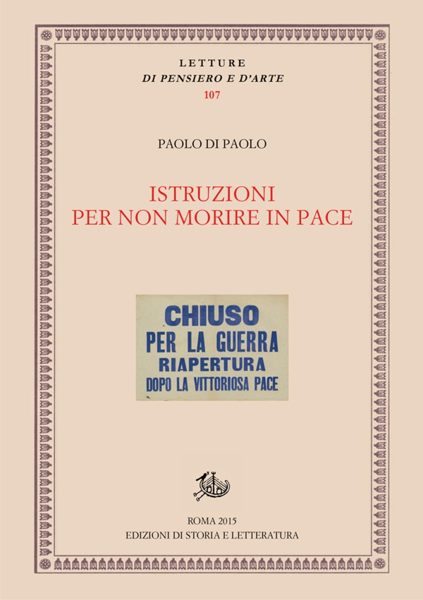 Istruzioni per non morire in pace. Istruzioni - Rivoluzioni - Teatro - Librerie.coop