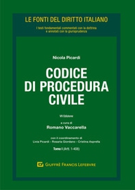 Codice di procedura civile: Tomo I (artt. 1-408)-Tomo II (artt. 409-840-sexiesdecies) - Librerie.coop