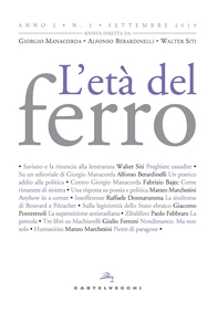 L'età del ferro N. 3/2019 - Librerie.coop L'età del ferro N. 3/2019 - Librerie.coop