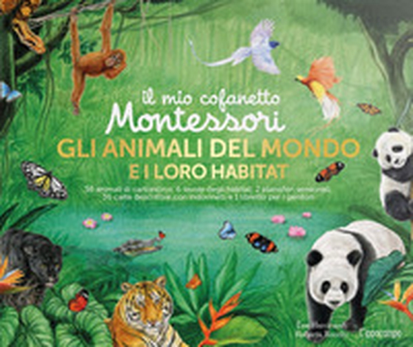Gli animali del mondo e i loro habitat. Il mio cofanetto Montessori - Librerie.coop Gli animali del mondo e i loro habitat. Il mio cofanetto Montessori - Librerie.coop