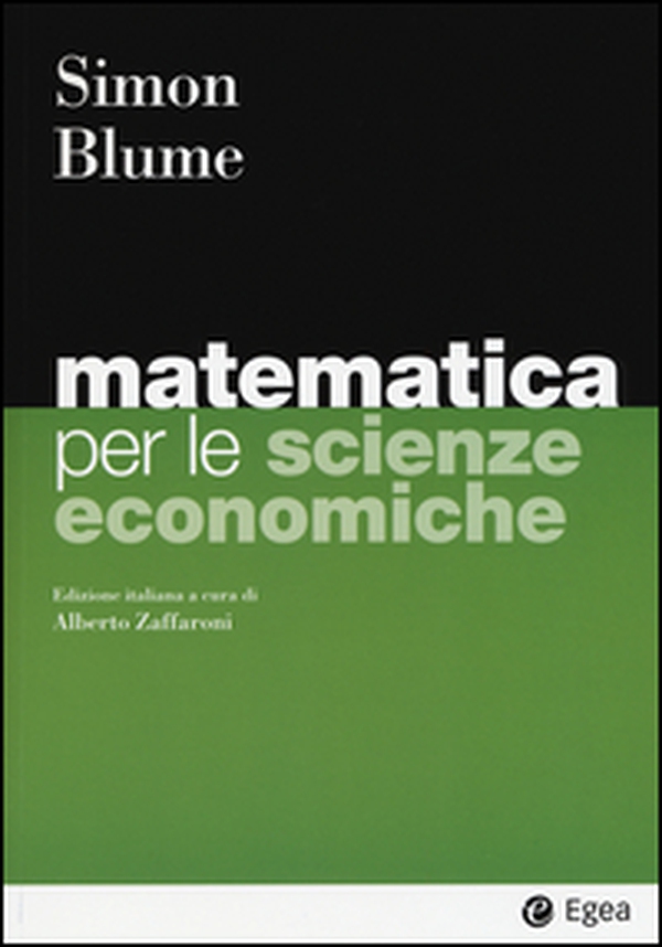 Matematica per le scienze economiche - Librerie.coop Matematica per le scienze economiche - Librerie.coop
