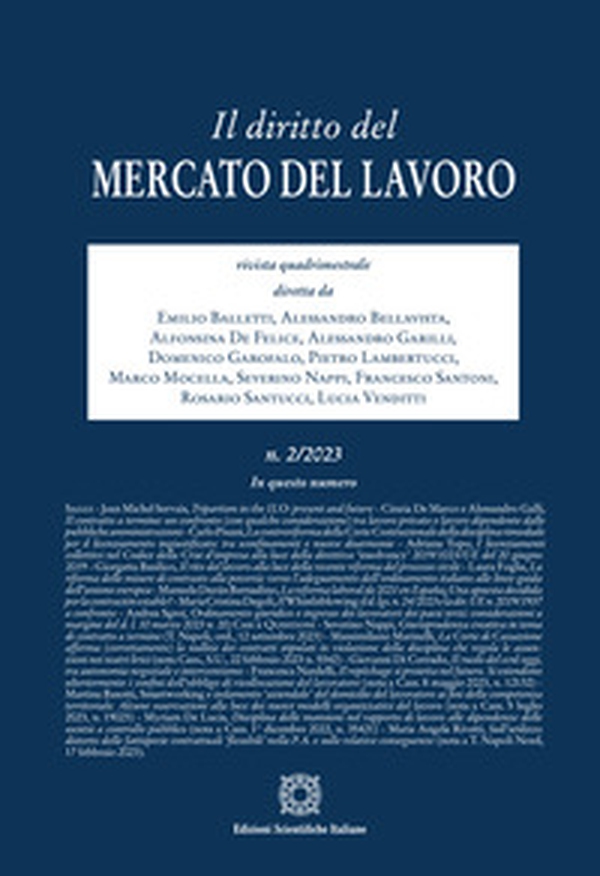 Il diritto del mercato del lavoro - Vol. 2 - Librerie.coop Il diritto del mercato del lavoro - Vol. 2 - Librerie.coop
