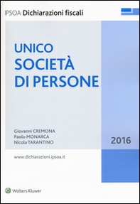 Unico 2016. Società di persone - Librerie.coop Unico 2016. Società di persone - Librerie.coop
