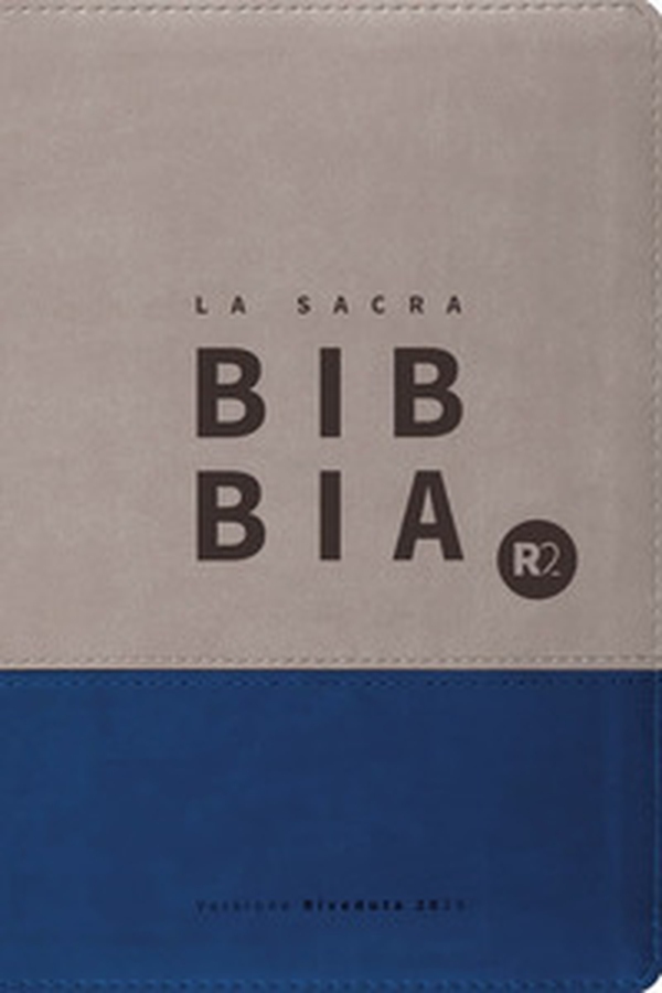 Bibbia R2. Versione riveduta 2020. Ediz. similpelle blu/grigio - Librerie.coop