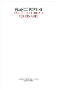 Pareri editoriali per Einaudi - Librerie.coop