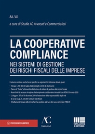 La cooperative compliance nei sistemi di gestione dei rischi fiscali delle imprese - Librerie.coop