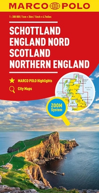 Scozia, Inghilterra del Nord 1:300.000 - Librerie.coop