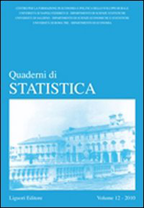 Quaderni di statistica - Librerie.coop Quaderni di statistica - Librerie.coop