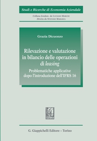 Rilevazione e valutazione in bilancio delle operazioni di leasing - e-Book - Librerie.coop Rilevazione e valutazione in bilancio delle operazioni di leasing - e-Book - Librerie.coop