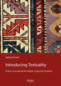 Introducing Textuality. A New Coursebook for English Linguistics Students - Librerie.coop