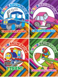 Color brum brum. 4 album da colorare sfusi tema veicoli - Librerie.coop