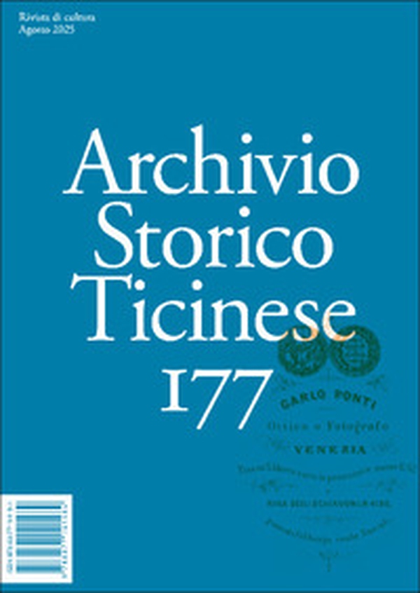 Archivio storico ticinese - Vol. 177 - Librerie.coop