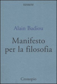 Manifesto per la filosofia - Librerie.coop Manifesto per la filosofia - Librerie.coop