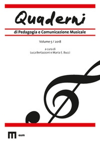 Quaderni di pedagogia e comunicazione musicale - Vol. 5 - Librerie.coop