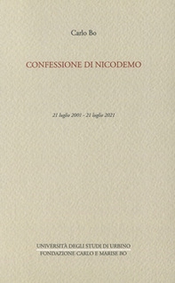 Confessione di Nicodemo - Librerie.coop