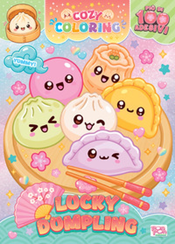 Lucky dumpling. Cozy coloring. Con adesivi - Librerie.coop