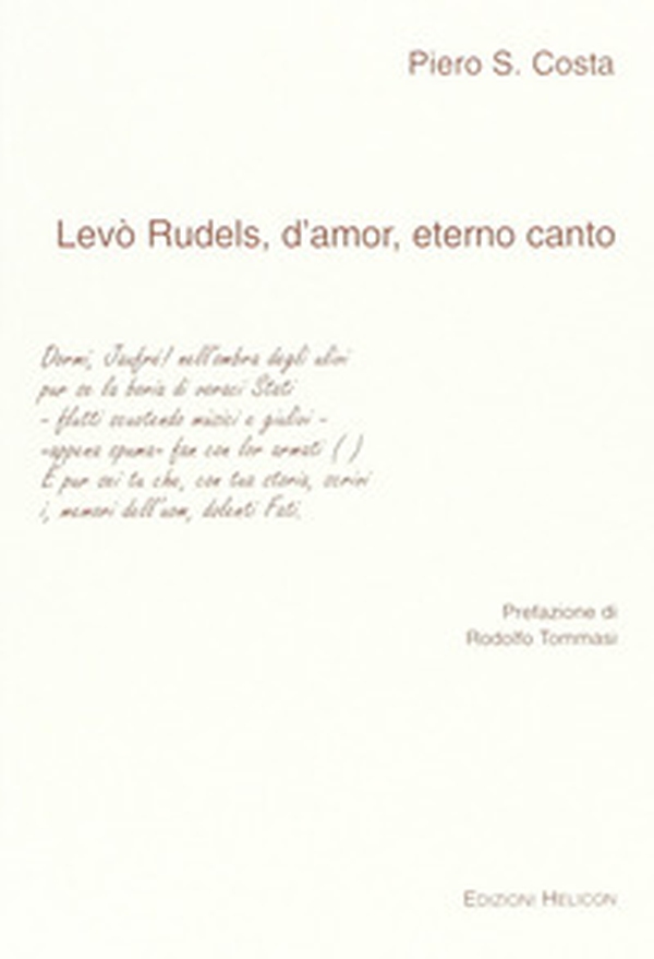 L'Evò Rudels, d'amor, eterno canto - Librerie.coop