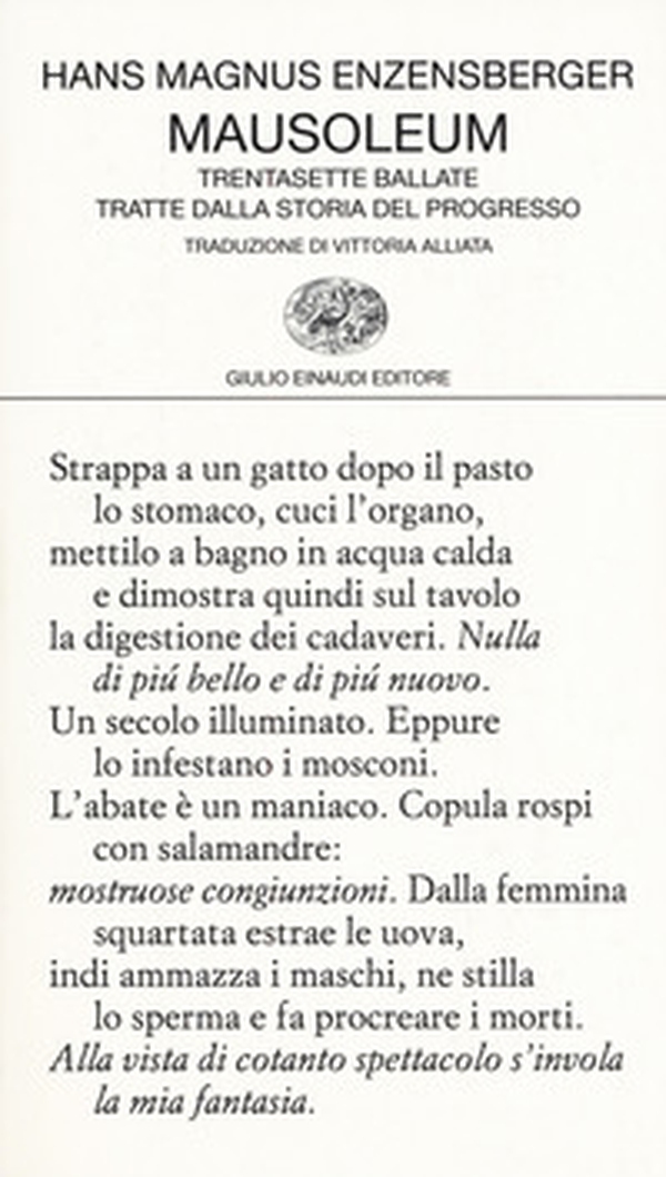 Mausoleum. Trentasette ballate tratte dalla storia del progresso - Librerie.coop Mausoleum. Trentasette ballate tratte dalla storia del progresso - Librerie.coop