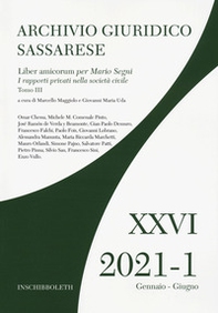 Archivio giuridico sassarese - Vol. 1\3 - Librerie.coop