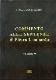 Commento alle Sentenze di Pietro Lombardo - Vol. 9 - Librerie.coop