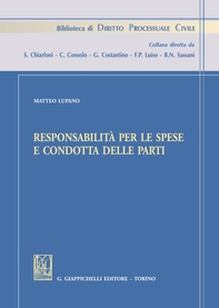 Responsabilità per le spese e condotta delle parti - Librerie.coop Responsabilità per le spese e condotta delle parti - Librerie.coop