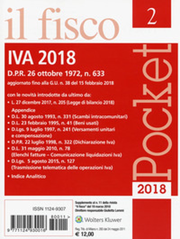 IVA 2018 - Librerie.coop IVA 2018 - Librerie.coop