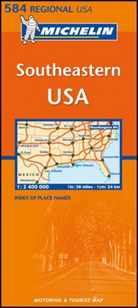 Southeastern U.S.A. 1:2.400.000 - Librerie.coop