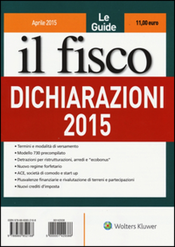 Le guide il fisco (2015) - Vol. 4 - Librerie.coop Le guide il fisco (2015) - Vol. 4 - Librerie.coop