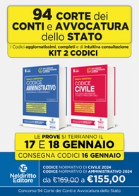 94 Corte dei Conti: Codice normativo di diritto civile. Concorso in magistratura-Codice normativo di diritto amministrativo. Concorso in magistratura - Librerie.coop