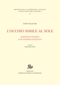 L’occhio simile al sole - Librerie.coop