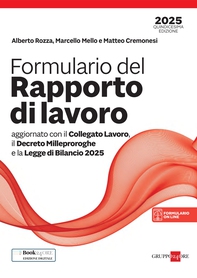Formulario del Rapporto di lavoro 2025 - Librerie.coop