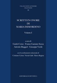 Scritti in onore di Maria Immordino - Librerie.coop